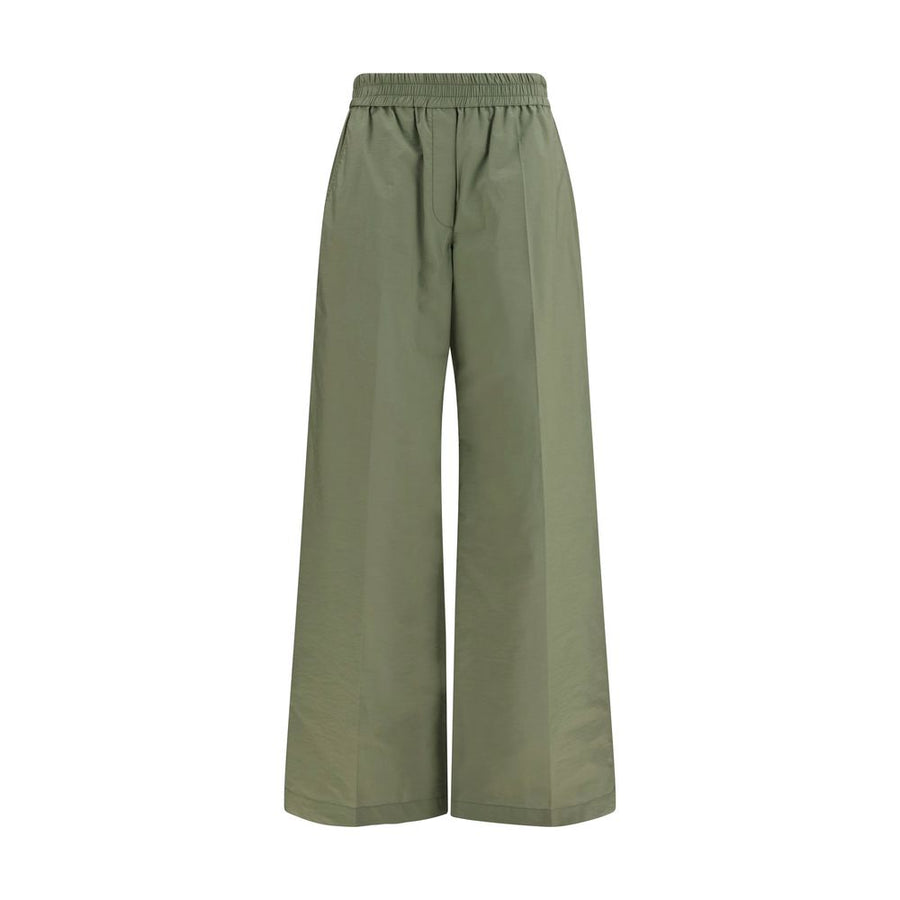 Brunello Cucinelli Bicolor Cotton Casual Pants