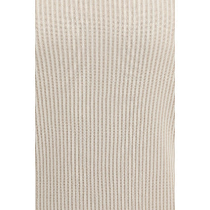Brunello Cucinelli Beige Cashmere Turtleneck