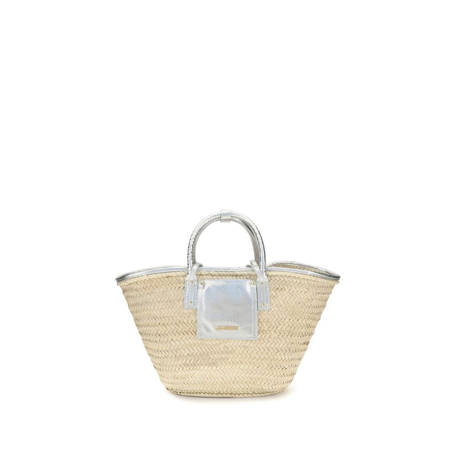 Jacquemus Beige Raffia Handbag