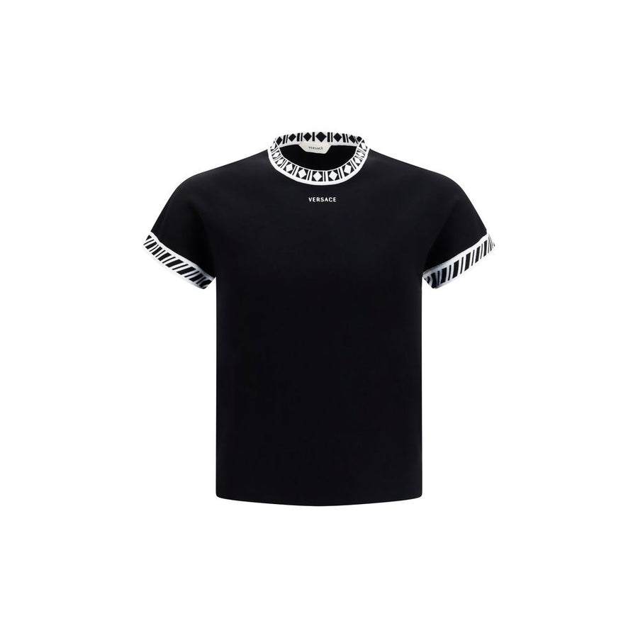Versace Black Cotton T-Shirt