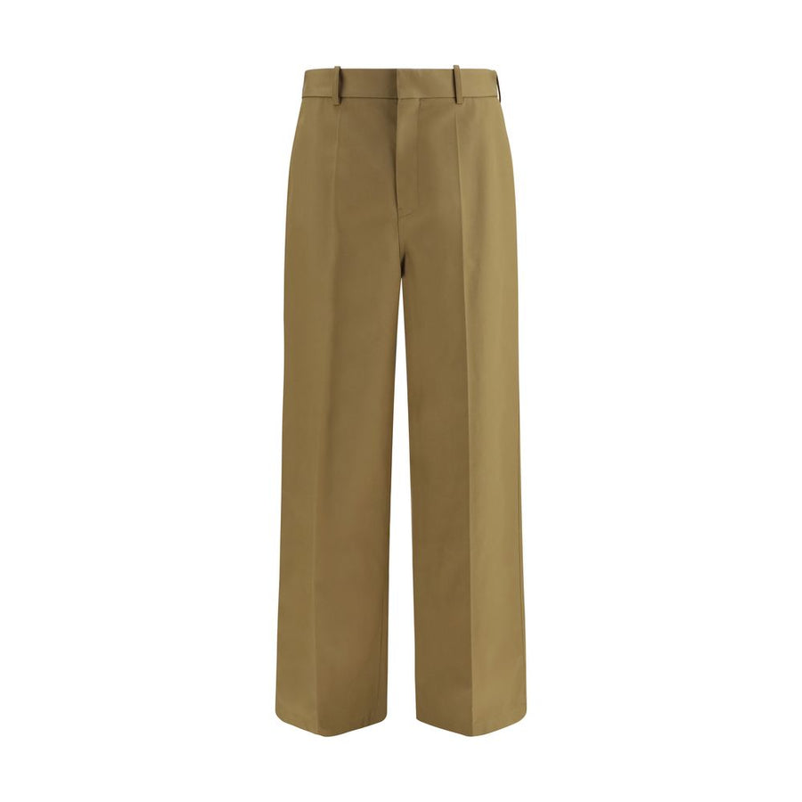 Balenciaga Beige Cotton Chino Pants