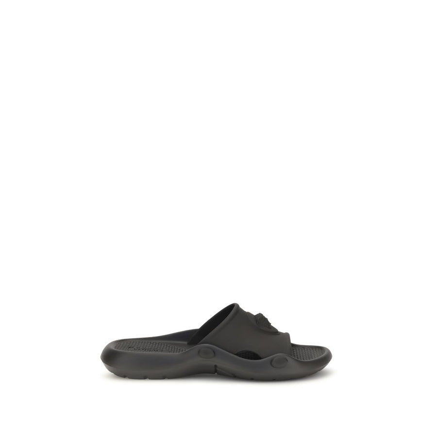 Versace Black Rubber Sandals