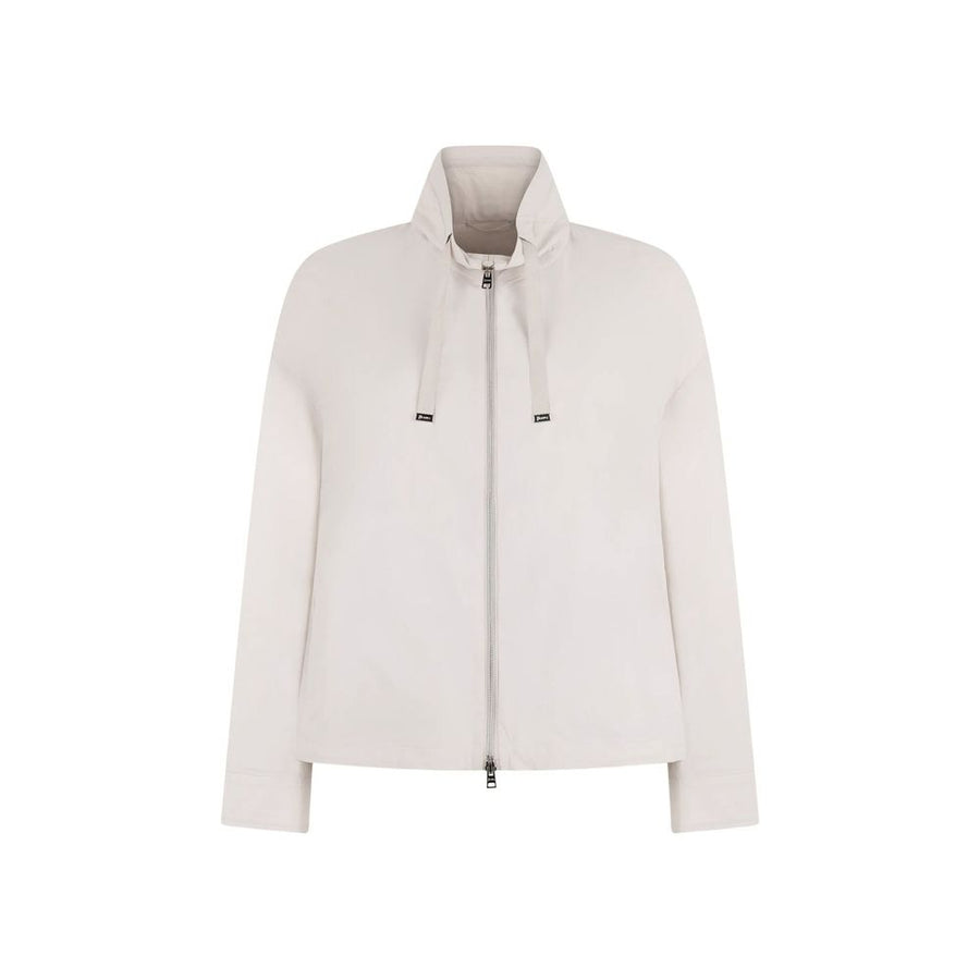 Herno Gray Polyamide Full-Length Jacket