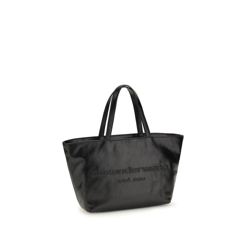 Alexander Wang Black Calf Leather Bos Taurus Shoulder Bag
