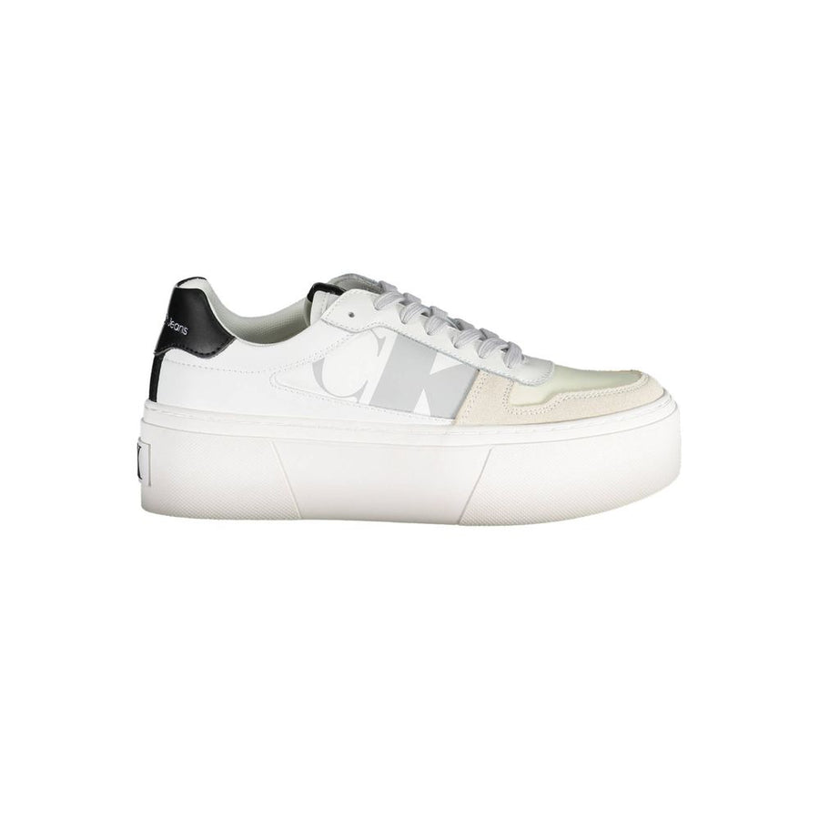 Calvin Klein White Polyester Women's Sneaker