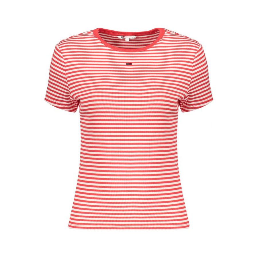 Tommy Hilfiger Red Cotton Women's T-Shirt