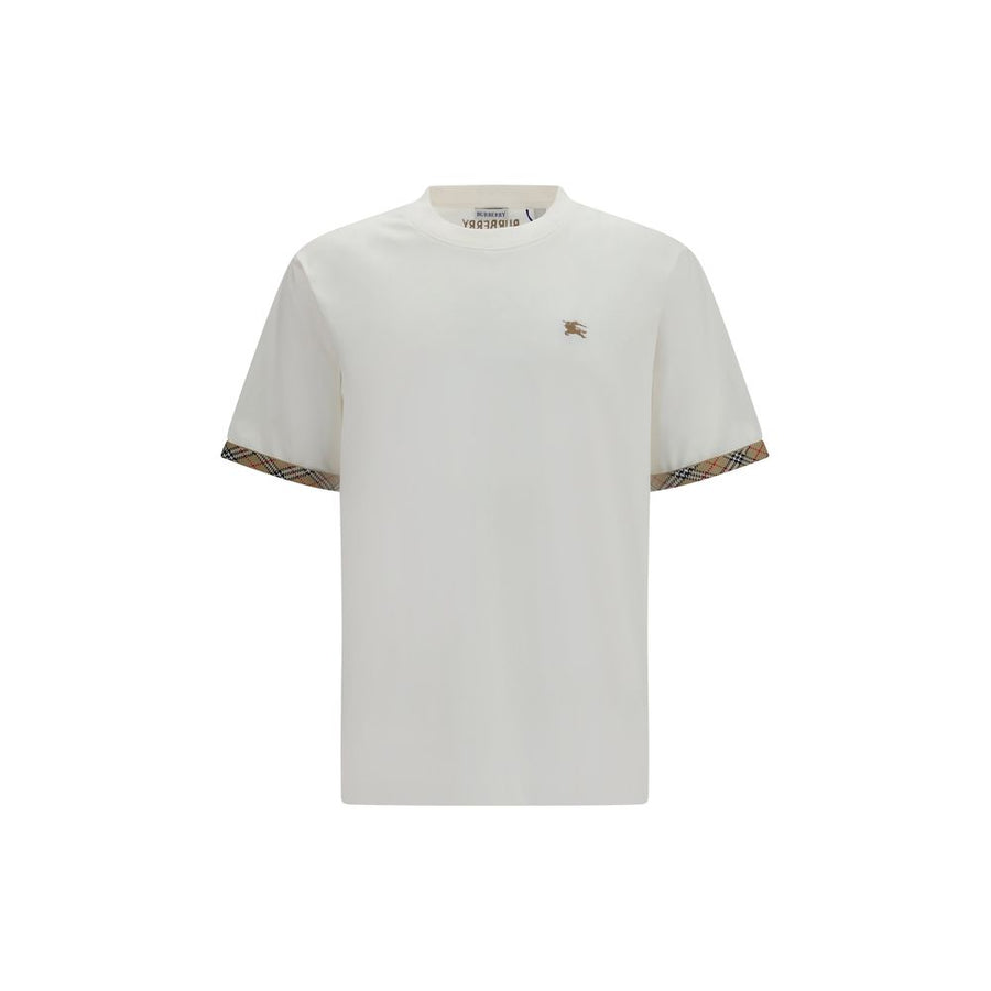 Burberry White Cotton T-Shirt