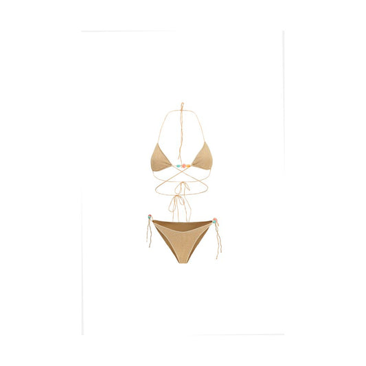 Oséree Gold Polyamide Bikini