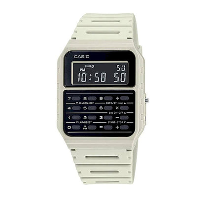 Casio White Resin Digital Watch