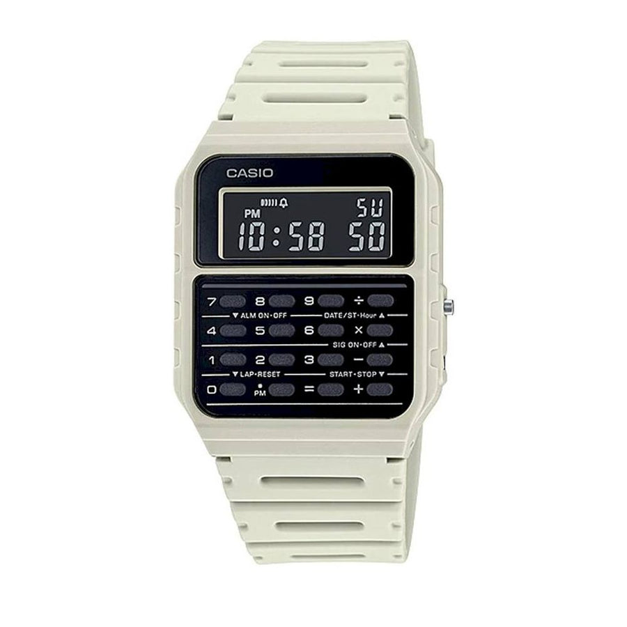 Casio White Resin Digital Watch