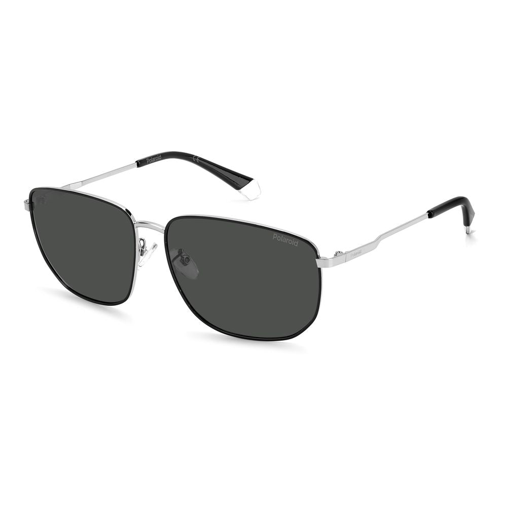 Polaroid Black Metal Sunglasses