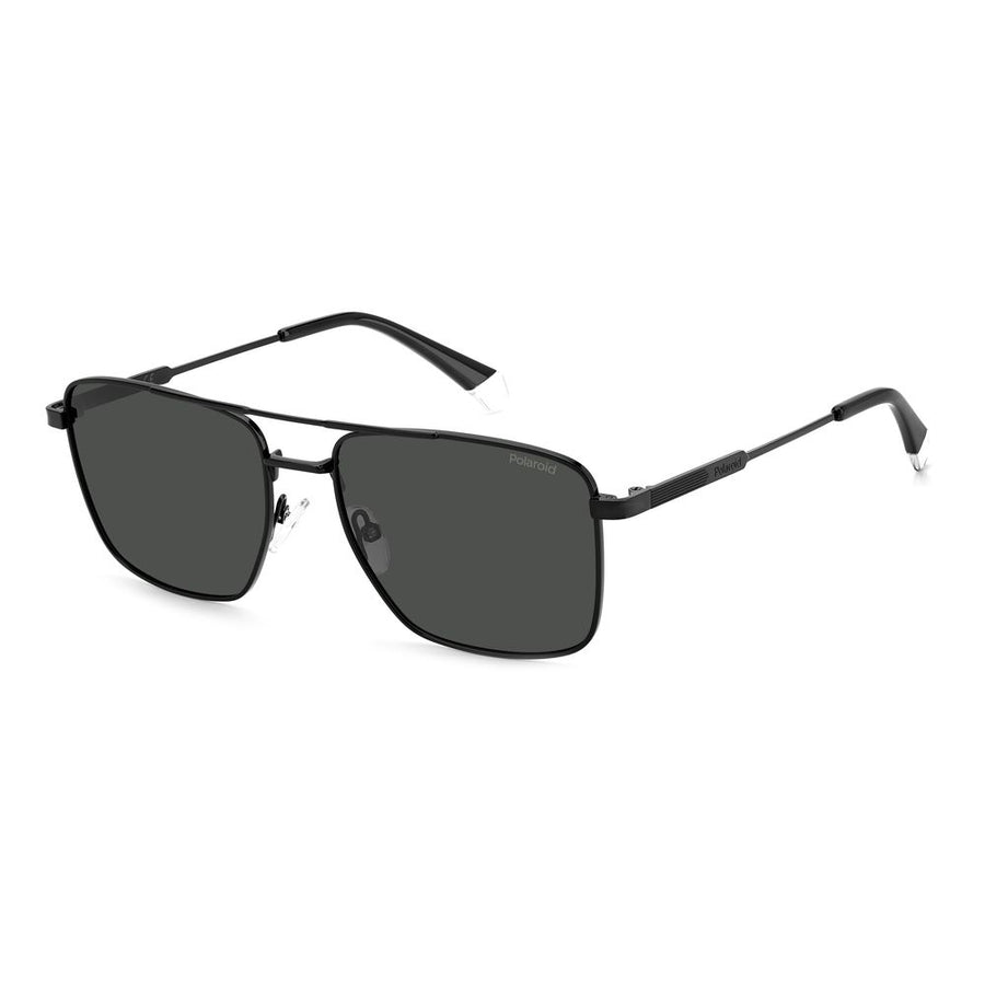 Polaroid Black Metal Sunglasses