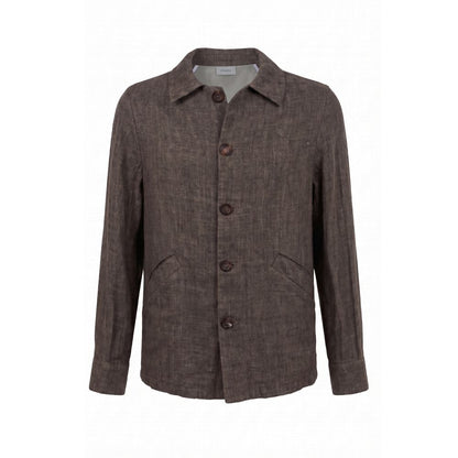 Malo Grey Linen Men's Jacket
