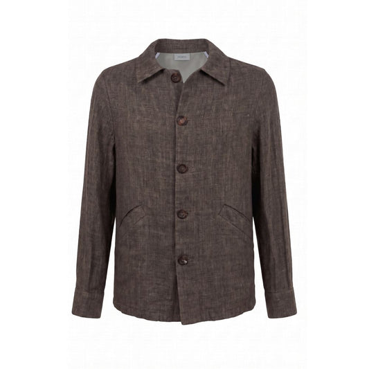Malo Grey Linen Men's Jacket