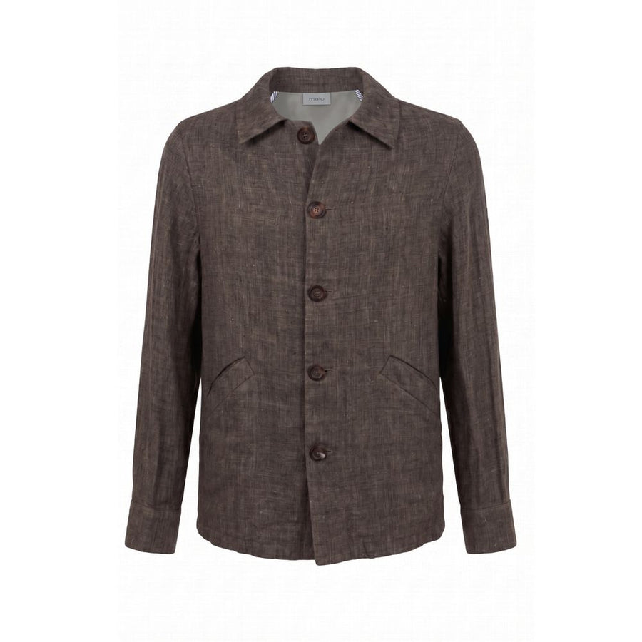 Malo Grey Linen Men's Jacket