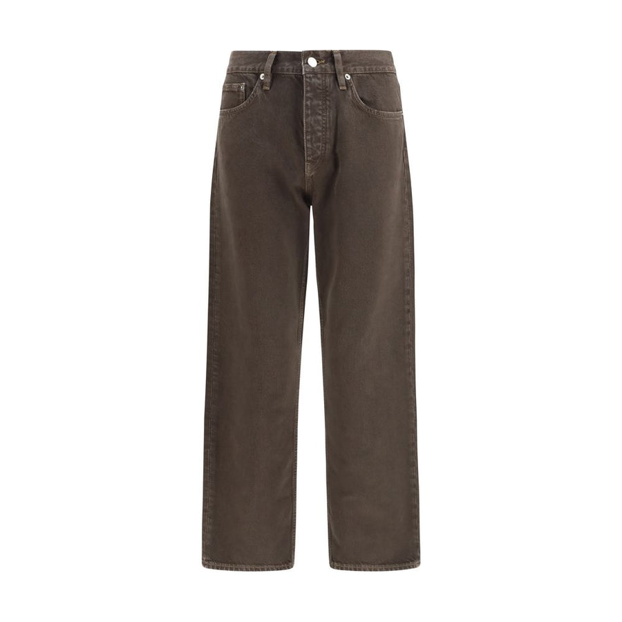 Sunflower Brown Cotton Relaxed Fit Jeans