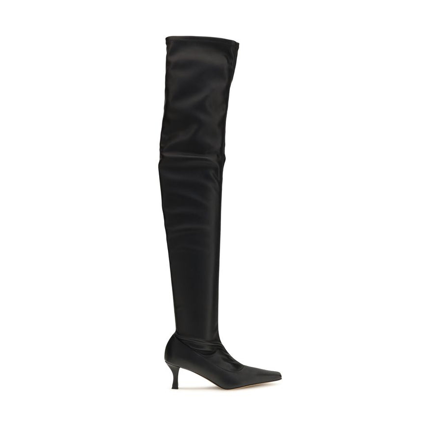 Proenza Schouler Black Polyurethane Over The Knee