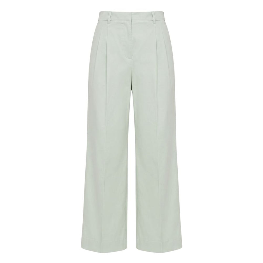 Malo Green Cotton Women Pants