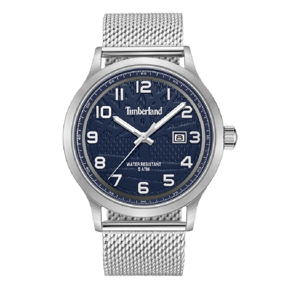 Timberland Gray Stainless Steel Dress Watch