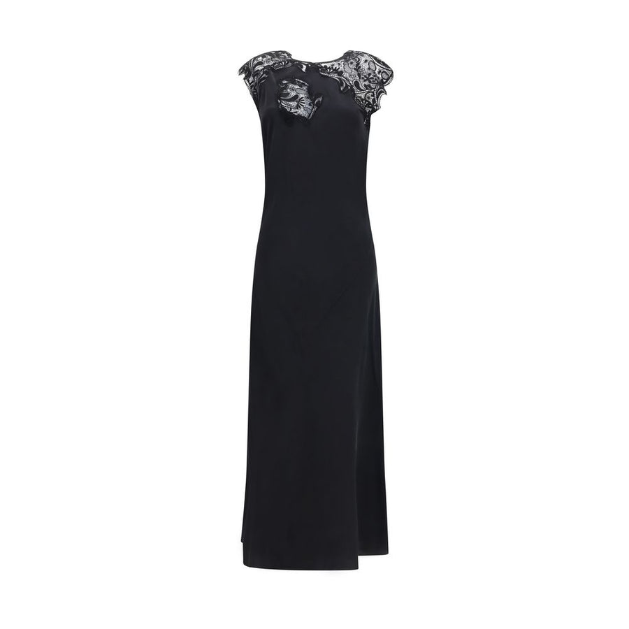 Ferragamo Black Silk Cocktail Dress