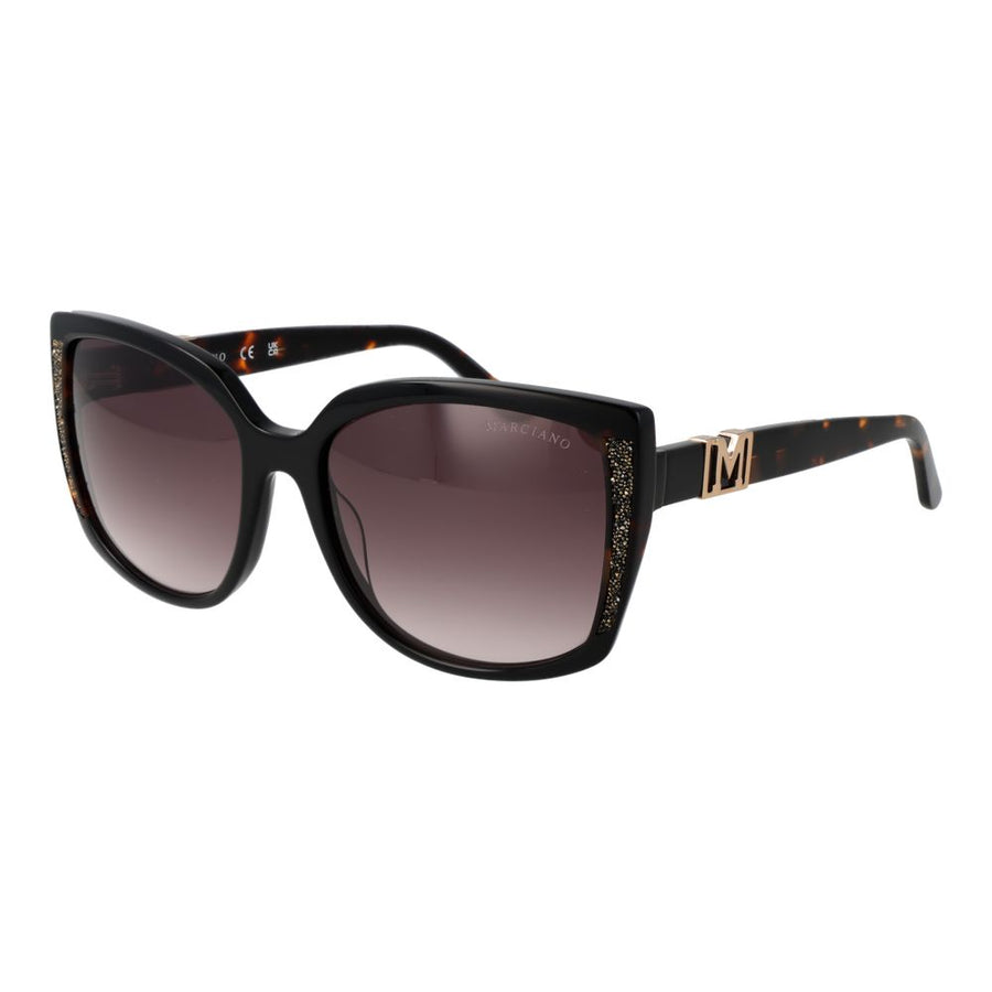 Marciano by Guess Brown Plastic Sunglasses