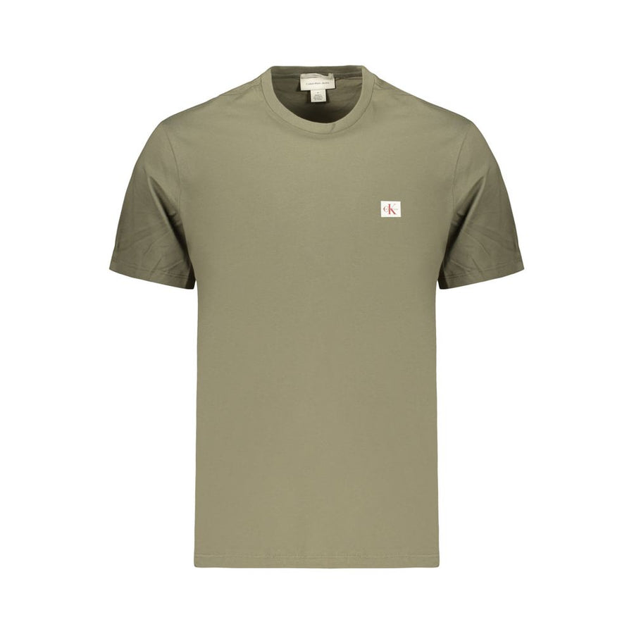 Calvin Klein Green Cotton Men's T-Shirt