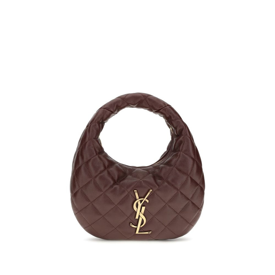 Saint Laurent Brown Lamb Ovis Aries Aries Shoulder Bag