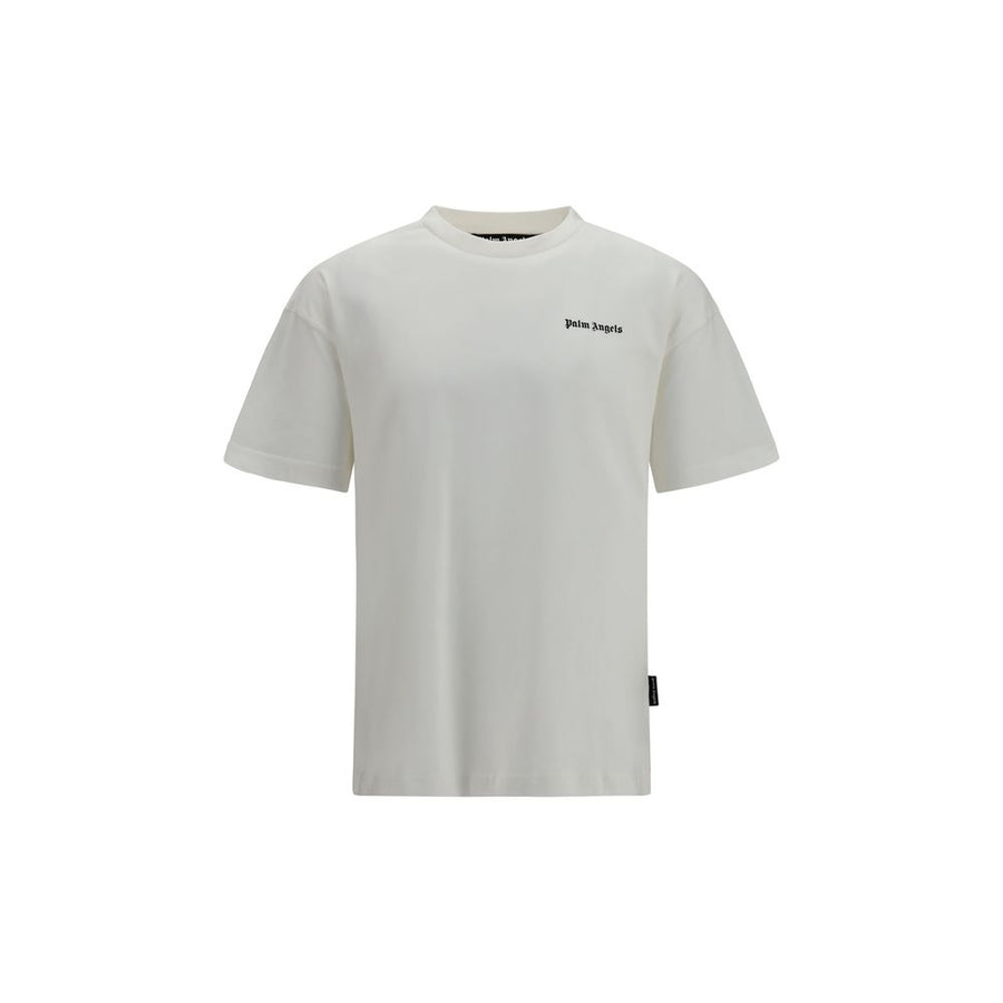 Palm Angels White Cotton T-Shirt