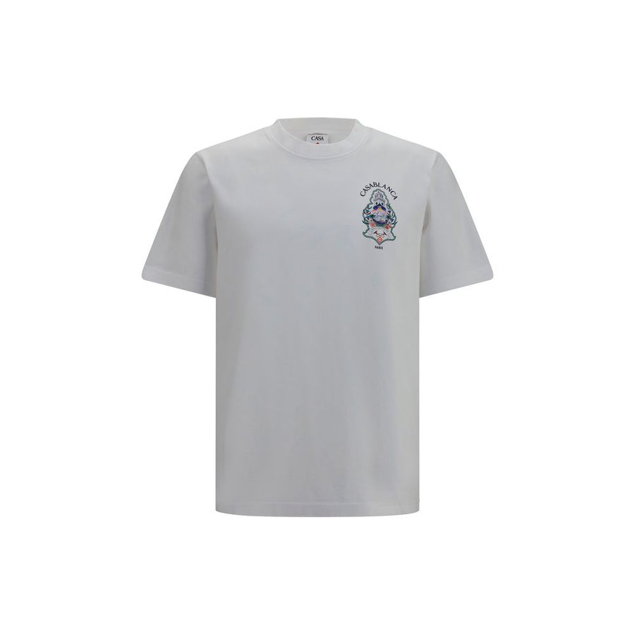 Casablanca White Cotton T-Shirt