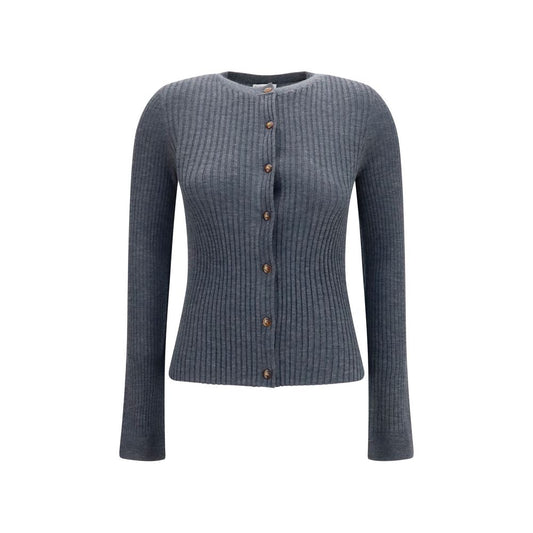 Burberry Gray Cashmere Cardigan
