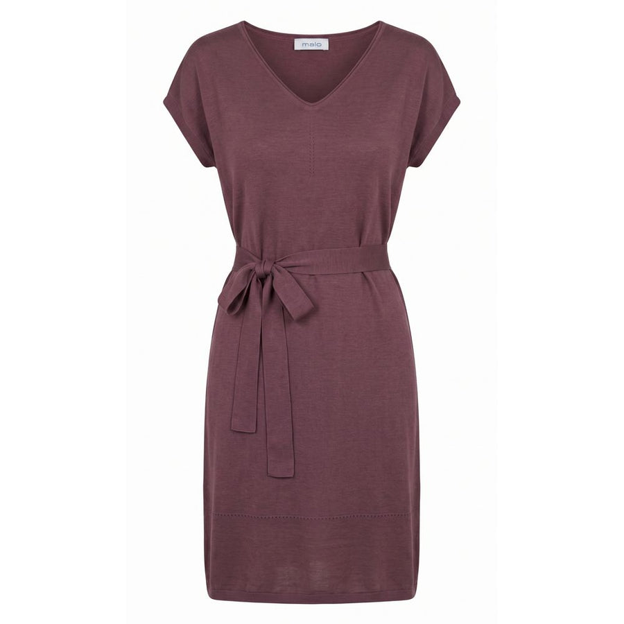 Malo Purple Silk Women Dress