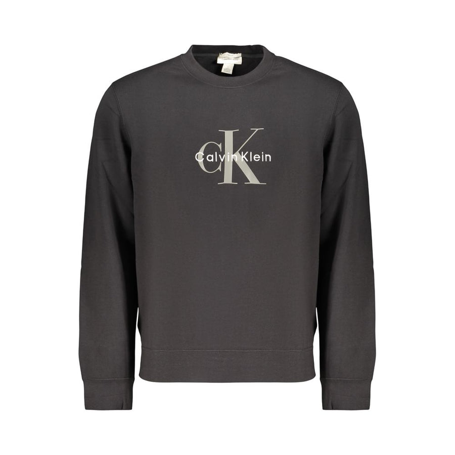 Calvin Klein Black Cotton Mens Sweatshirt