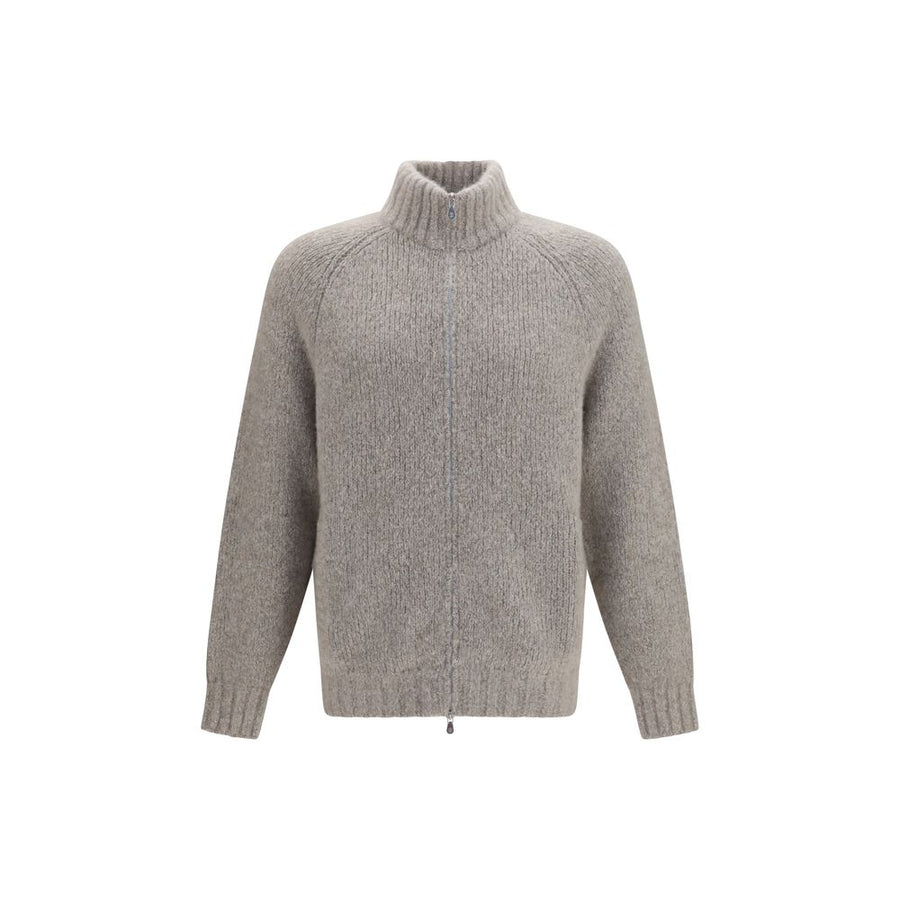 Brunello Cucinelli Gray Cashmere Cardigan