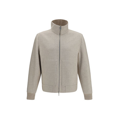 Brunello Cucinelli Beige Cashmere Full-Length Jacket