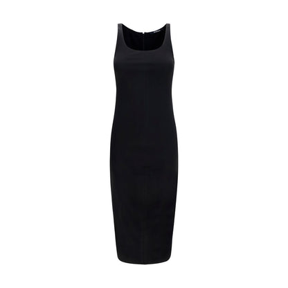 Jacquemus Black Viscose Casual Dress