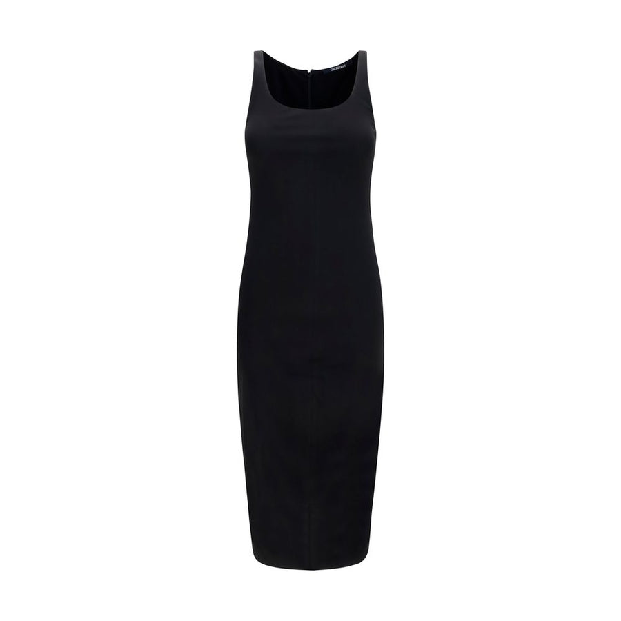 Jacquemus Black Viscose Casual Dress