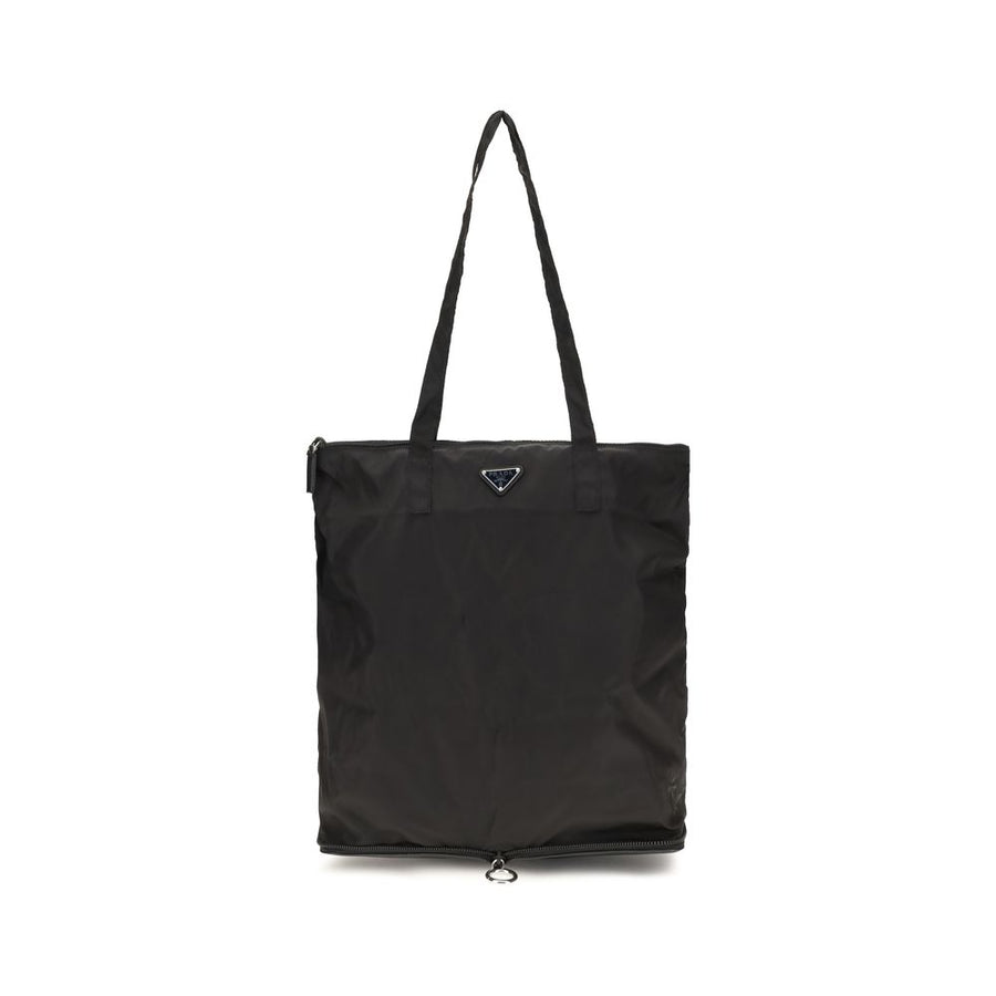 Prada Black Calf Leather Bos Taurus Shoulder Bag