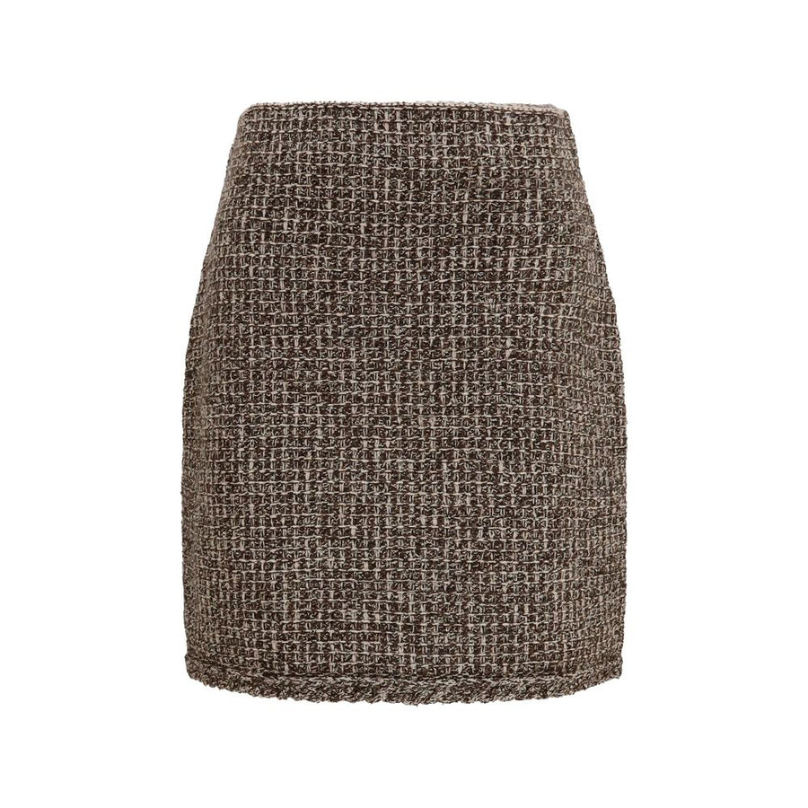 Fabiana Filippi Brown Polyamide Mini Skirt