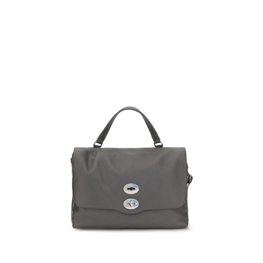 Zanellato Gray Calf Leather Bos Taurus Handbag