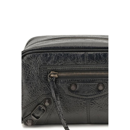 Balenciaga Black Lamb Ovis Aries Aries Wallet