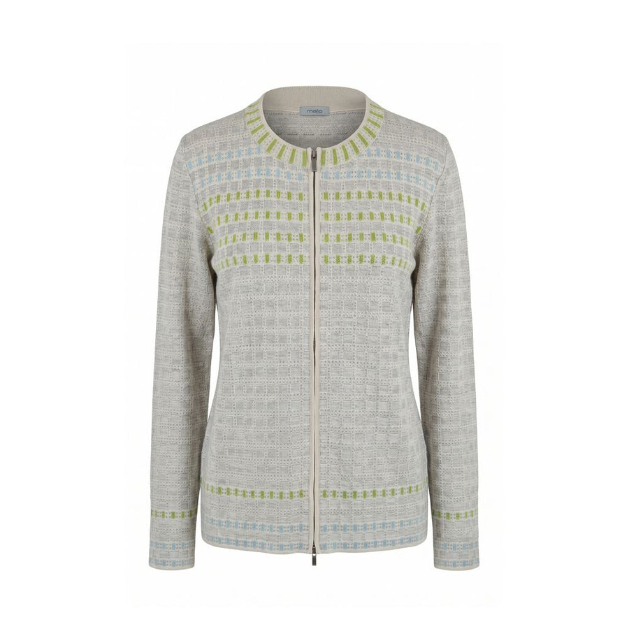 Malo Grey Silk Women Sweater