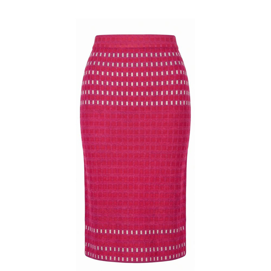 Malo Purple Silk Women Skirt