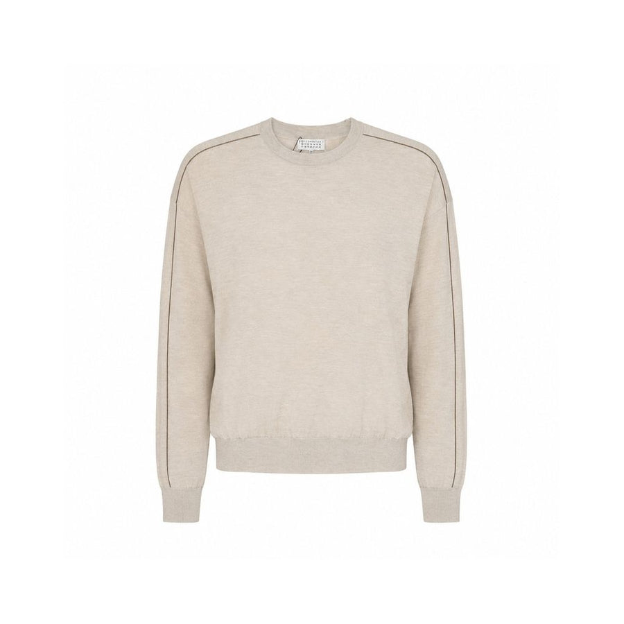Brunello Cucinelli Beige Cashmere Sweatshirt