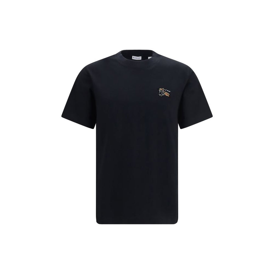 Burberry Black Cotton T-Shirt
