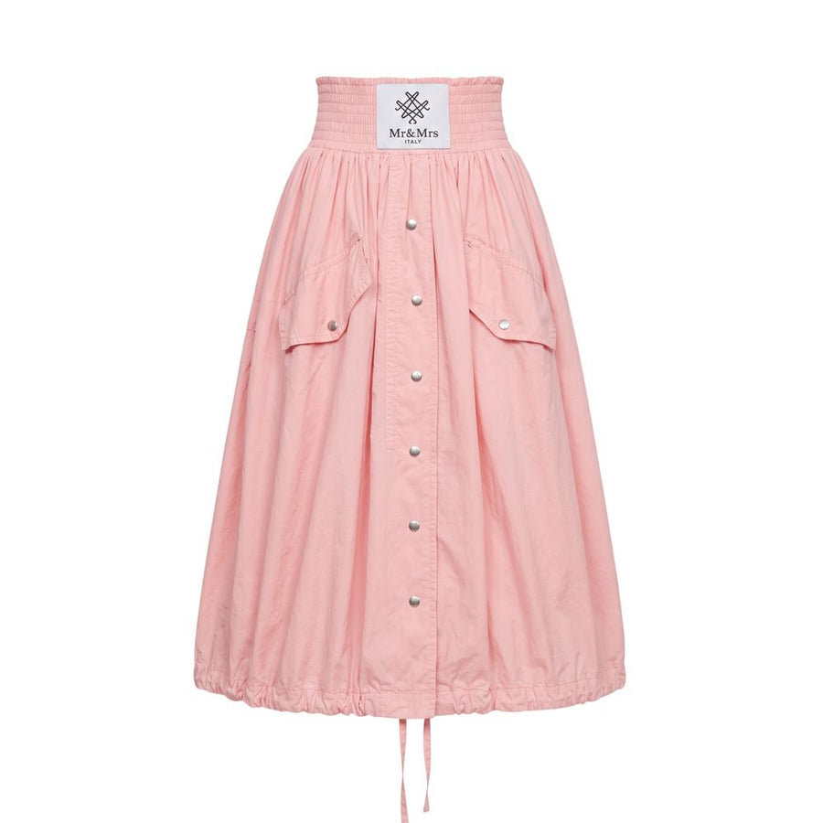 Mr&Mrs Italy Pink Polyester Women Skirt