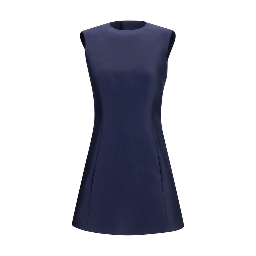 Balenciaga Blue Wool Oves Aries Casual Dress