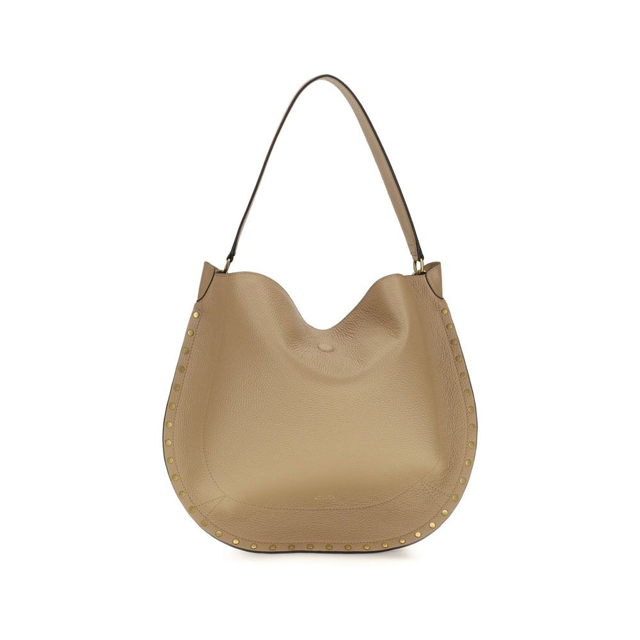Isabel Marant Beige Calf Leather Bos Taurus Shoulder Bag