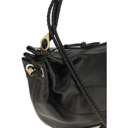 Isabel Marant Black Lamb Ovis Aries Aries Shoulder Bag