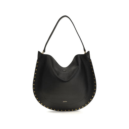 Isabel Marant Black Calf Leather Bos Taurus Shoulder Bag