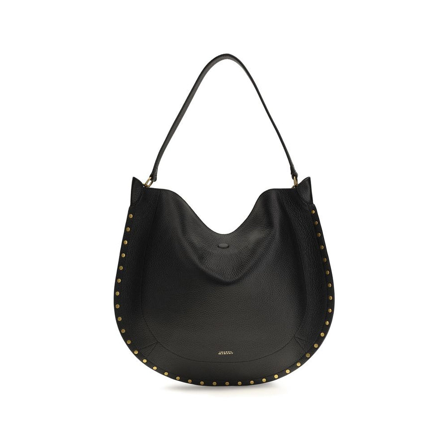 Isabel Marant Black Calf Leather Bos Taurus Shoulder Bag
